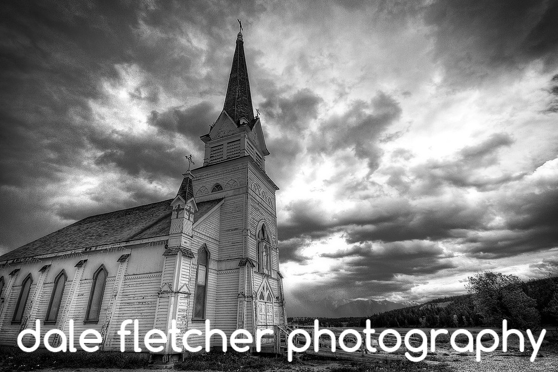 2392-3 Old Church BW