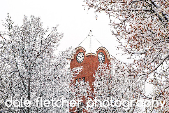 0228 Winter Clock Tower