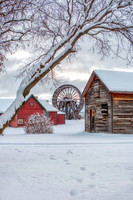 2608 Fort Steele Buildings Wheel winter