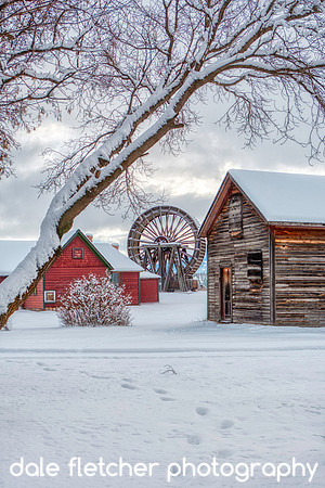 2608 Fort Steele Buildings Wheel winter
