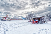 2254 Fort Steele Courtyard winter