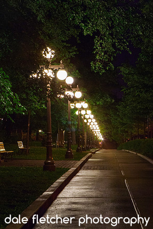 7225 Walkway At Night